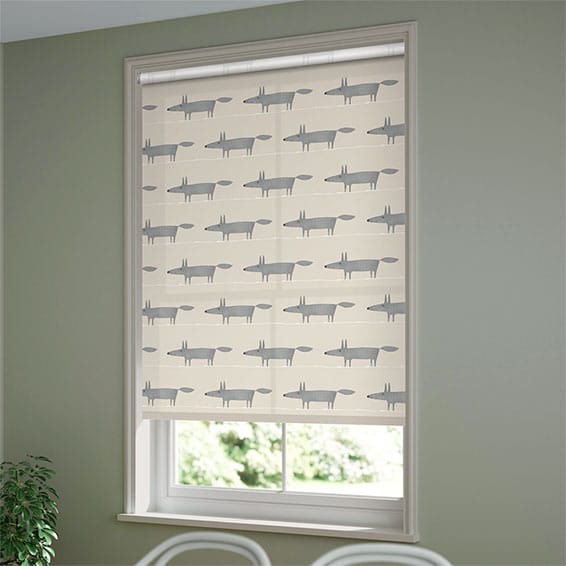 ColorizedZoom Mr Fox Mini Neutral Roller Blind