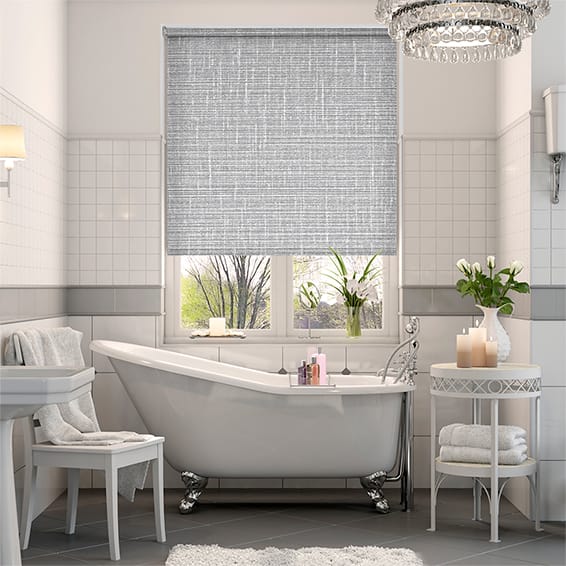 Colorized Amazon Blackout Grey Roller Blind 3653