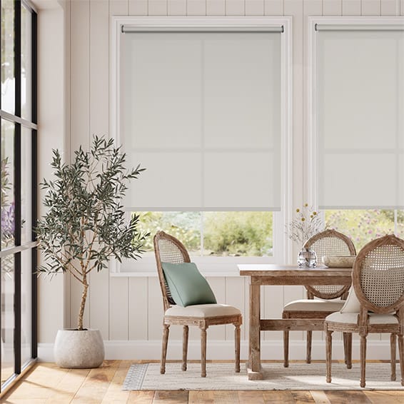 Colorized Thermal Plus Misty Grey Energy Saving Roller Blind 3664