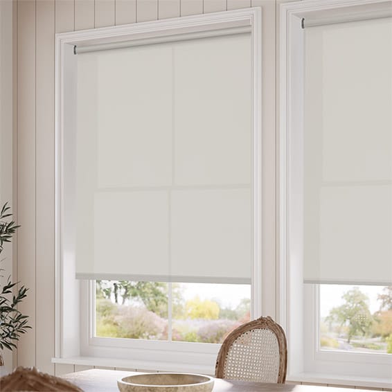 ColorizedZoom Thermal Plus Misty Grey Energy Saving Roller Blind 3664