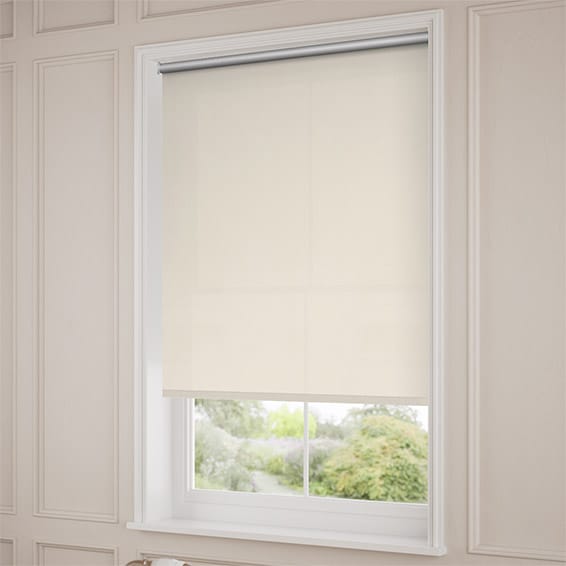 ColorizedZoom Thermal Plus Ecru  Energy Saving Roller Blind 3662