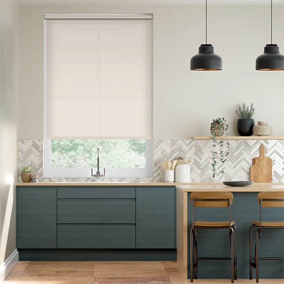 Colorized Thermal Plus Linen Energy Saving Roller Blind 3663