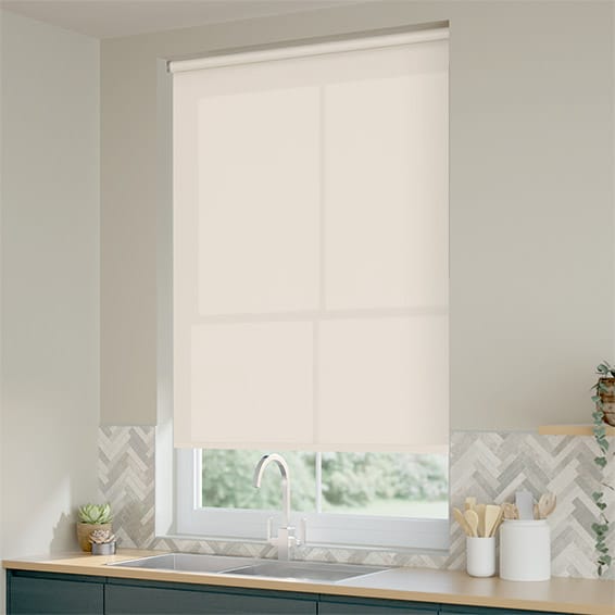 ColorizedZoom Thermal Plus Linen Energy Saving Roller Blind 3663