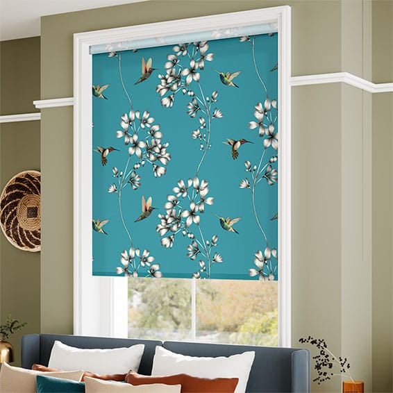 ColorizedZoom Amazilia Jade Roller Blind 3670