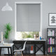 Colorized Aster Metallic Silver Roller Blind