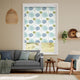 Colorized Gardenia Inky Blue Roller Blind 3689