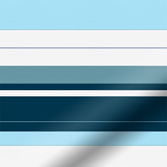 ColorizedPLA Splash Blackout Letterbox Blue Roller Blind 3694