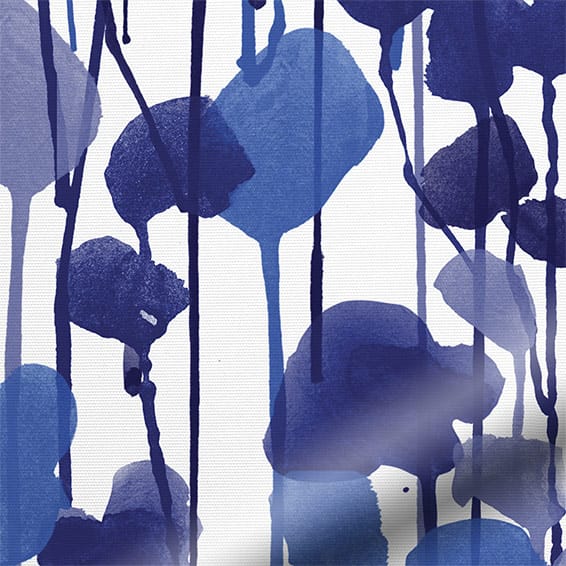 ColorizedPLA Splash Blackout Midnight Rushes Lagoon Blue Roller Blind 3698