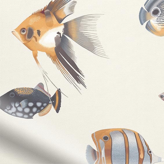 ColorizedPLA Splash Blackout Kamanu Amber Roller Blind 3706