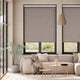 Colorized Canali Blackout Mocha  Roller Blind 3724