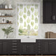 Colorized Angel Ferns Olive Roller Blind 3731