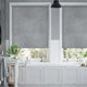 Colorized Waves Blackout Grey Roller Blind 3753