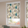 ColorizedZoom Silhouette Peacock Roller Blind 3755
