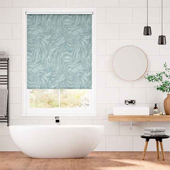 Colorized Splash Blackout Makrana Mist Roller Blind
