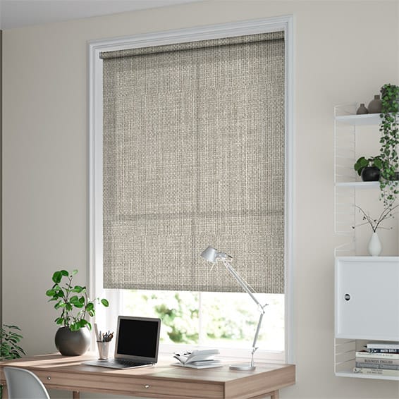 ColorizedZoom Grazia Stone Grey  Roller Blind 3794