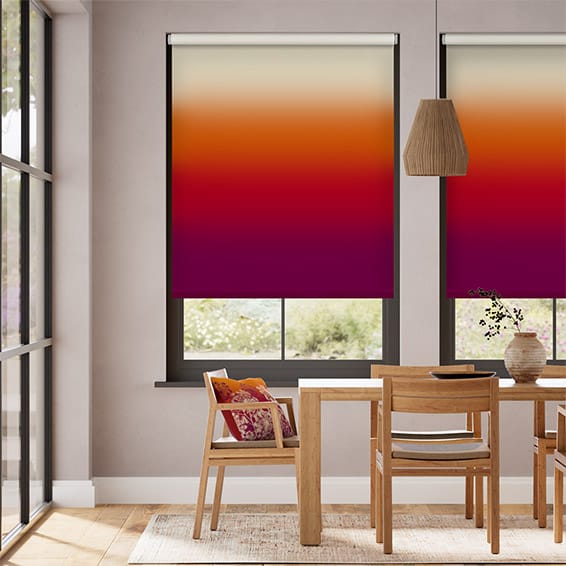 Colorized Ombre Sunset Roller Blind 3807