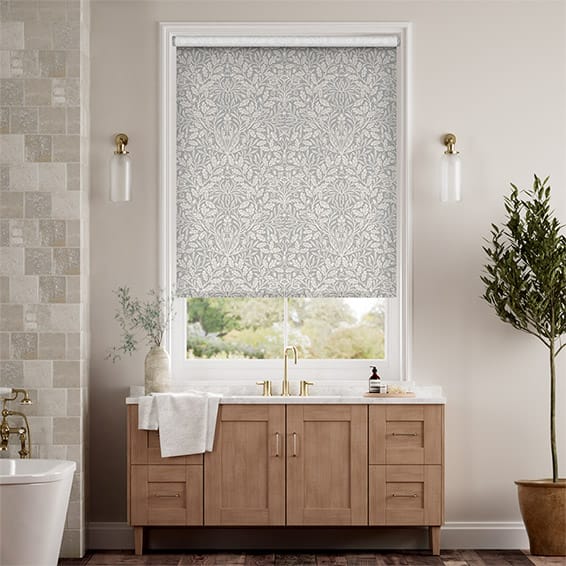 Colorized William Morris Acorn Dove Roller Blind 3813