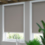 ColorizedZoom Electric Blackout Titan Fairview Taupe Roller Blind 3836