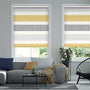 Colorized Electric Cardigan Stripe Flax Grey Roller Blind 3845