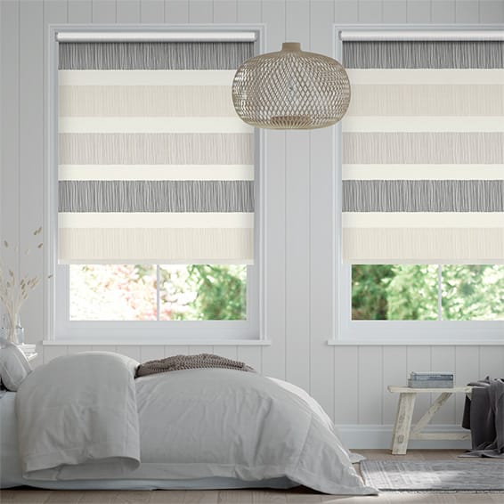 Colorized Electric Cardigan Stripe Stone Roller Blind 3846