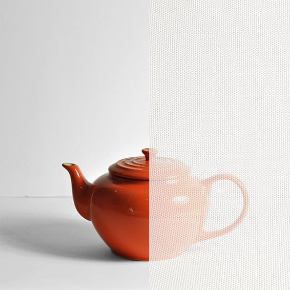 ColorizedPLA Electric Oculus Cotton White  Roller Blind 3856