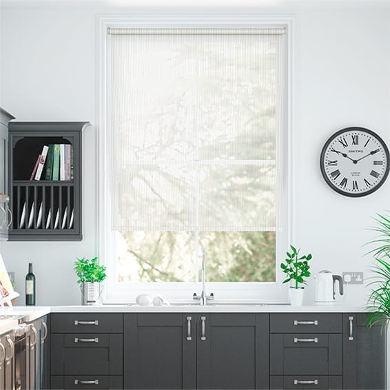 Colorized Electric Oculus Cotton White  Roller Blind 3856