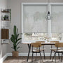 Colorized Electric Oculus Modern Grey Roller Blind 3853