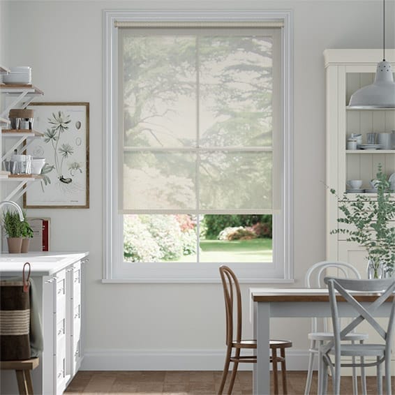 Colorized Electric Oculus Linen  Roller Blind 3858
