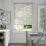 Colorized Electric Oculus Linen  Roller Blind 3858
