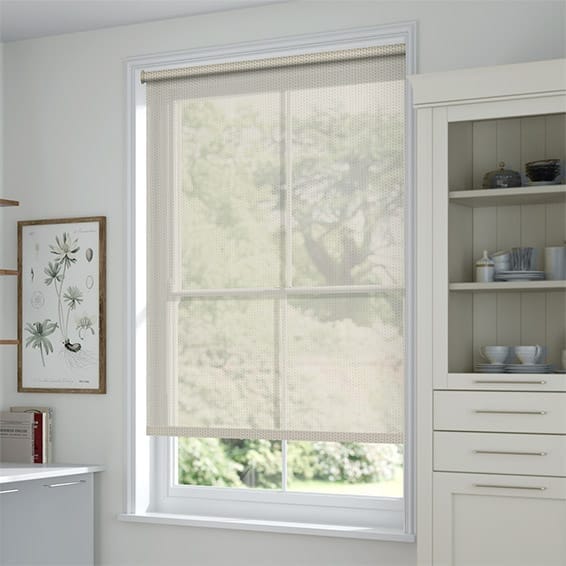 ColorizedZoom Electric Oculus Linen  Roller Blind 3858