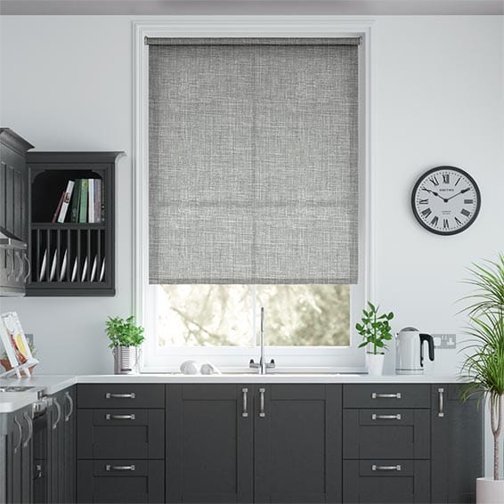Colorized Laurent Silver Grey Roller Blind 3893