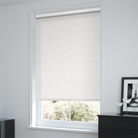 ColorizedZoom Choices Ansari Faux Silk Platinum Roller Blind 3899