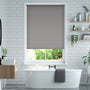 Colorized Metropolis PVC Blackout Pewter Roller Blind 3921