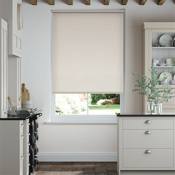 Colorized Metropolis PVC Blackout Parchment Roller Blind