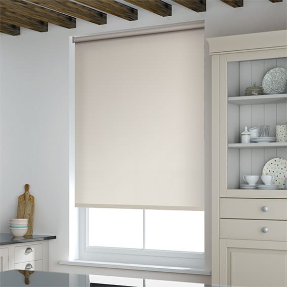 ColorizedZoom Metropolis PVC Blackout Parchment Roller Blind