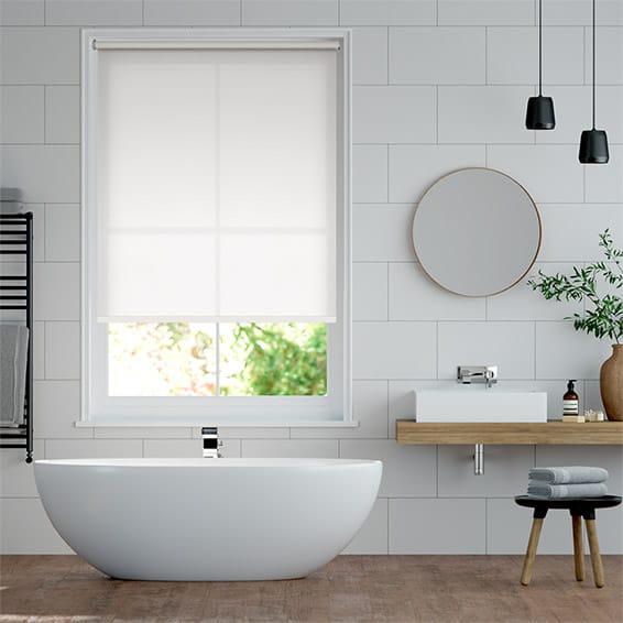 Colorized City Winters Day Roller Blind 3934
