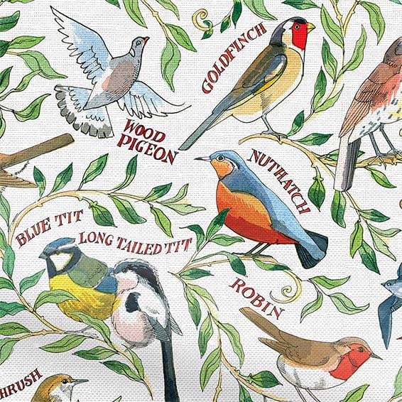 ColorizedPLA Garden Birds Multi Roller Blind 3940