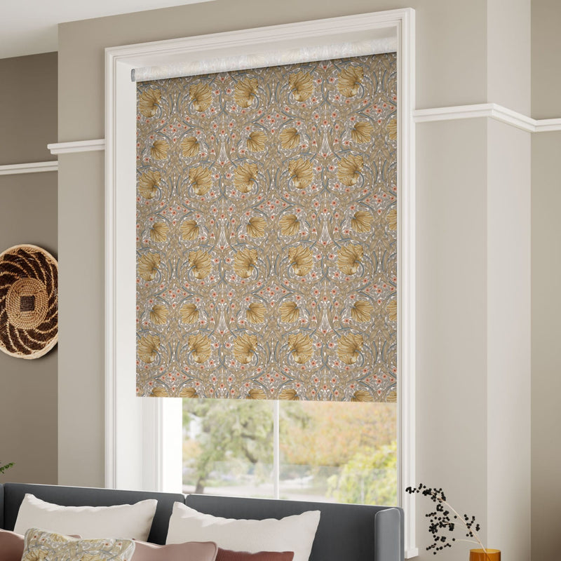 ColorizedZoom William Morris Pimpernel Butterscotch  Roller Blind 3944