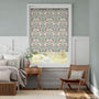 Colorized William Morris Pimpernel Blush Roller Blind 3943