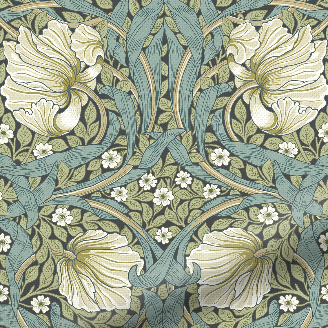 ColorizedPLA William Morris Pimpernel Sage Roller Blind 3945