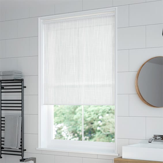 ColorizedZoom Tessere Dove White Roller Blind