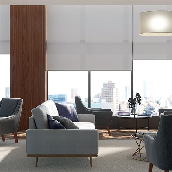 Colorized Contract Thermal Plus Atomic Grey  Roller Blind 3966