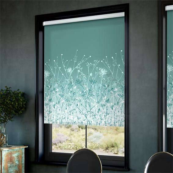 ColorizedZoom September Meadow Sea Mist Roller Blind 3998