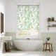 Colorized Dappled Ferns Leaf Green Roller Blind 4006