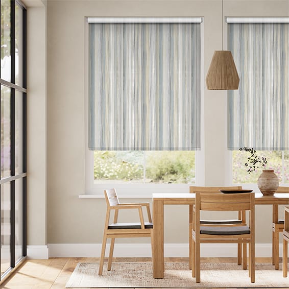 Colorized Oasis Stripe Mineral Roller Blind 4011