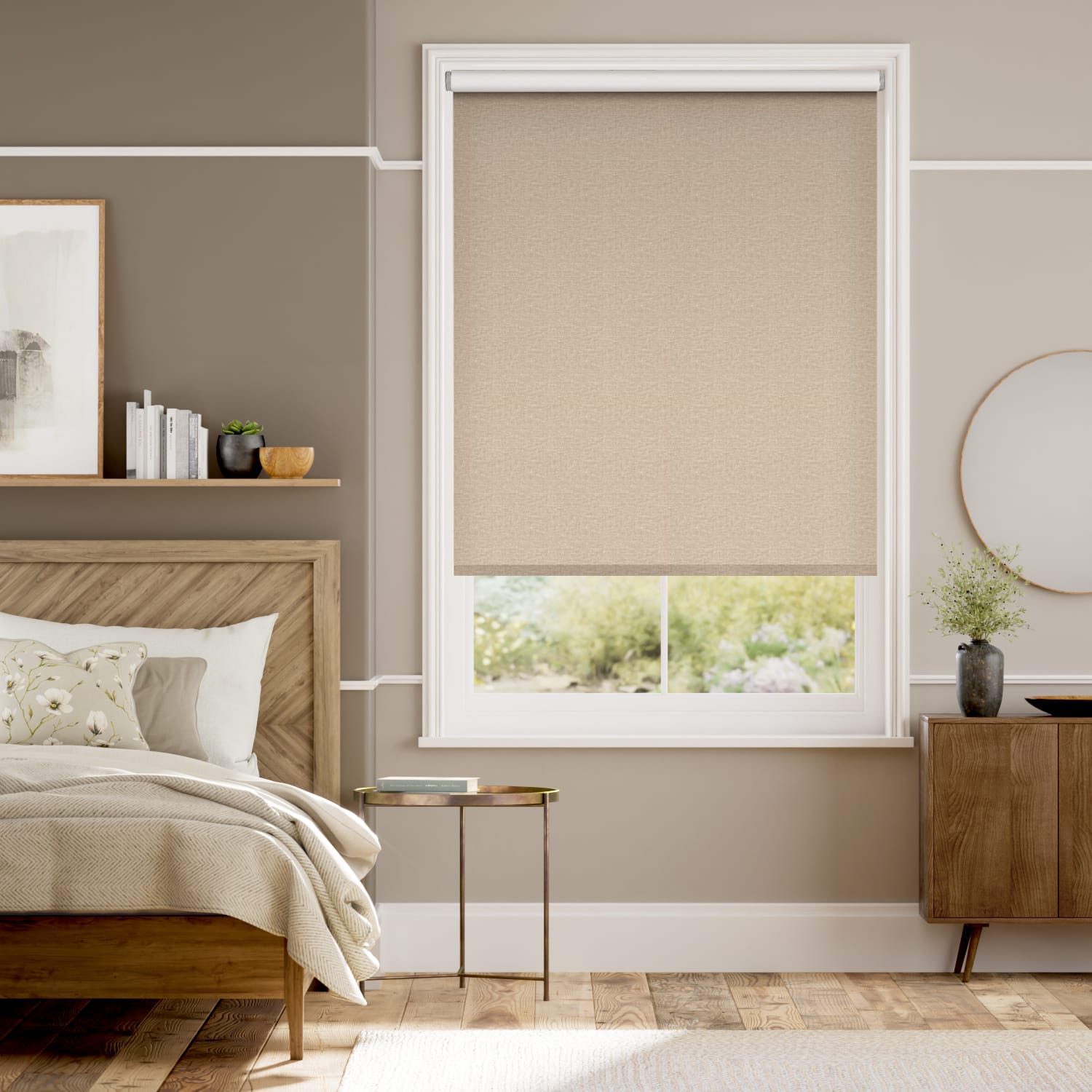 Colorized Fara Blackout Shoreline Bluff  Roller Blind 4024