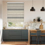 Colorized Electric Choices Cardigan Stripe Linen Stone  Roller Blind 4058