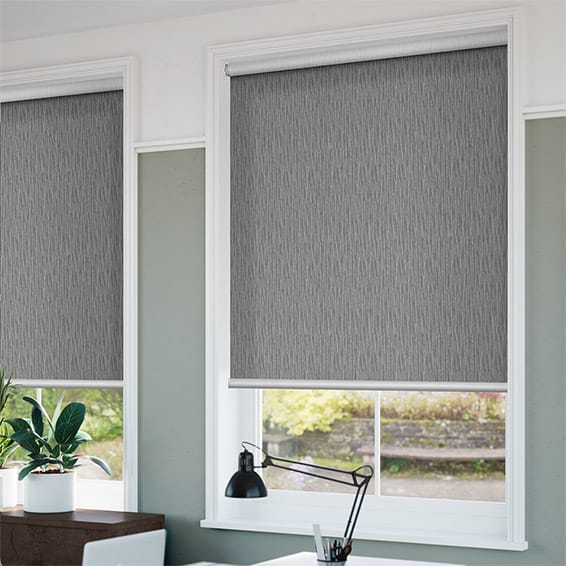 ColorizedZoom Electric Static Blackout Pebble  Roller Blind 4063