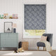Colorized Celeste Smoke Roller Blind 4091
