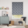 Colorized Celeste Smoke Roller Blind 4091